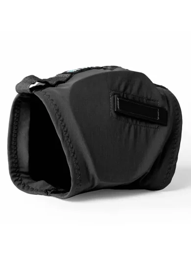 Protector auditivo para perros color negro