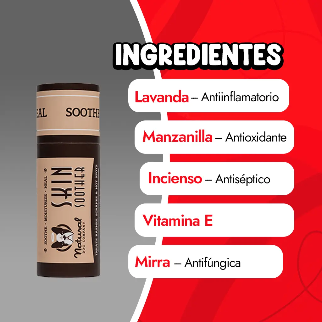 Balsamo para la piel ingredientes Ingredientes del bálsamo para la piel de perros