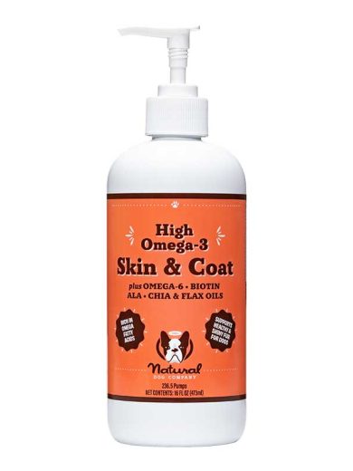 Suplemento piel & pelaje líquido que aporta los ácidos grasos que los perro necesitan.